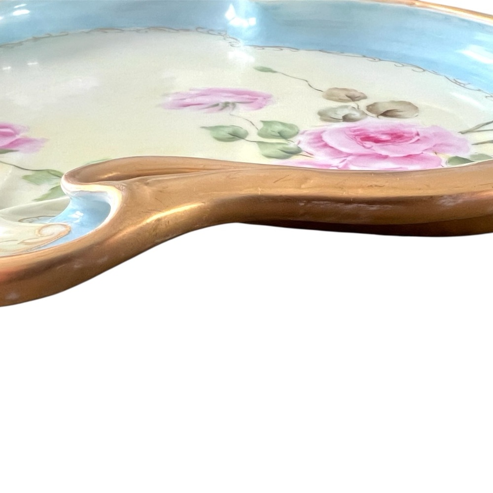 La Seynie P & P Limoges Porcelain Tray (France, Early 20th Century) - Picture 5 of 12